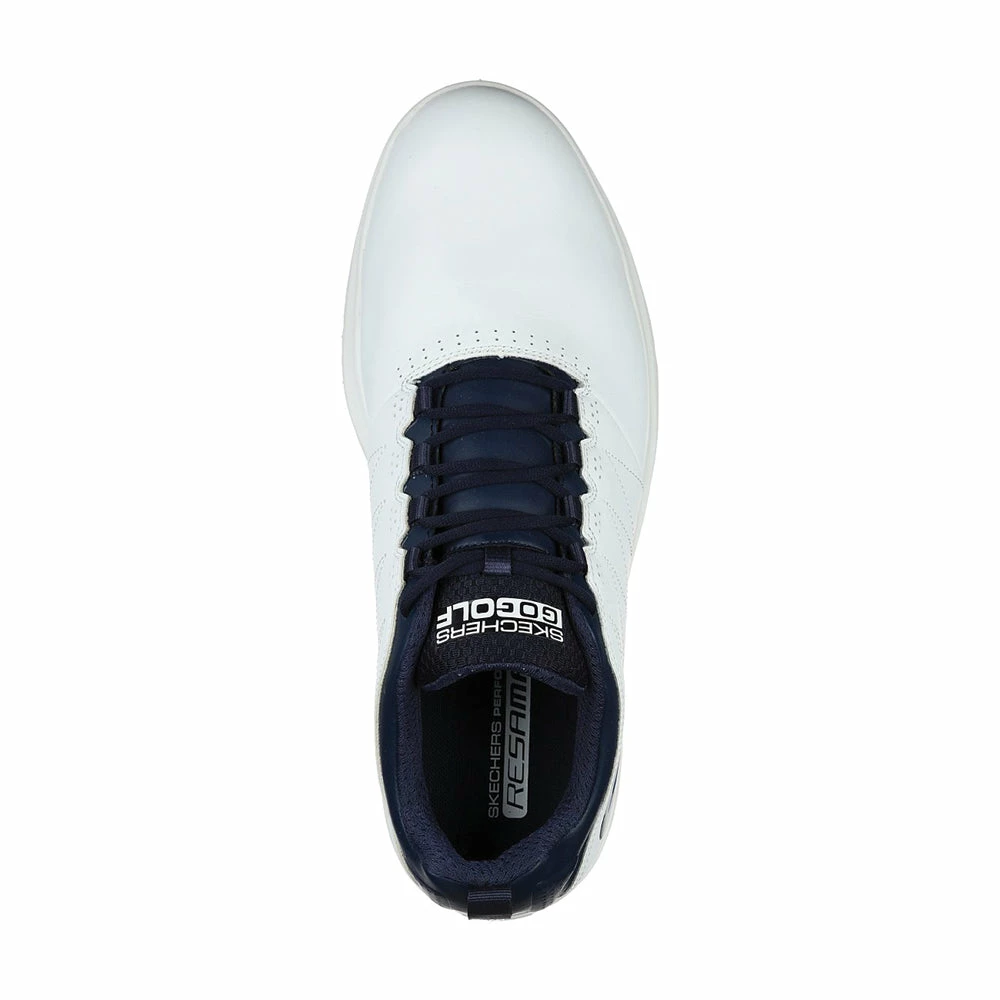 Skechers GO GOLF PRO 4 Spiked Shoes - White/Navy - Image 3