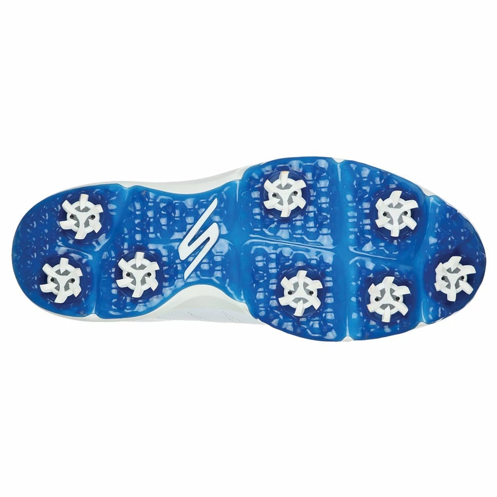 Skechers GO GOLF PRO 4 Spiked Shoes - White/Navy - Image 4