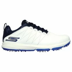 Skechers GO GOLF PRO 4 Spiked Shoes - White/Navy