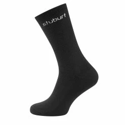 Stuburt Crew Sock (Pack Of 3) - Black - One Size