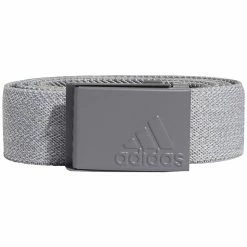 Adidas Heather Stretch Reversible Belt - Grey Three