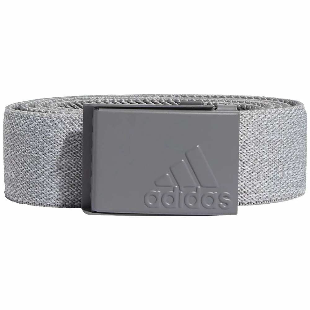 Adidas Heather Stretch Reversible Belt - Grey Three