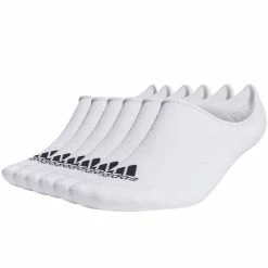 Adidas Low Cut Socks (6 Pack) - White