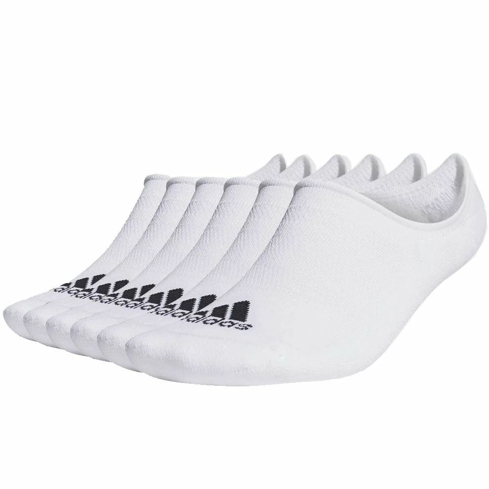 Adidas Low Cut Socks (6 Pack) - White