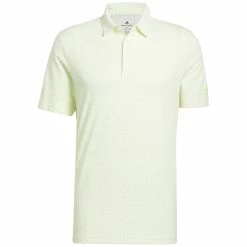 Adidas Prime Abstract Print Polo Shirt - White/Pulse Lime