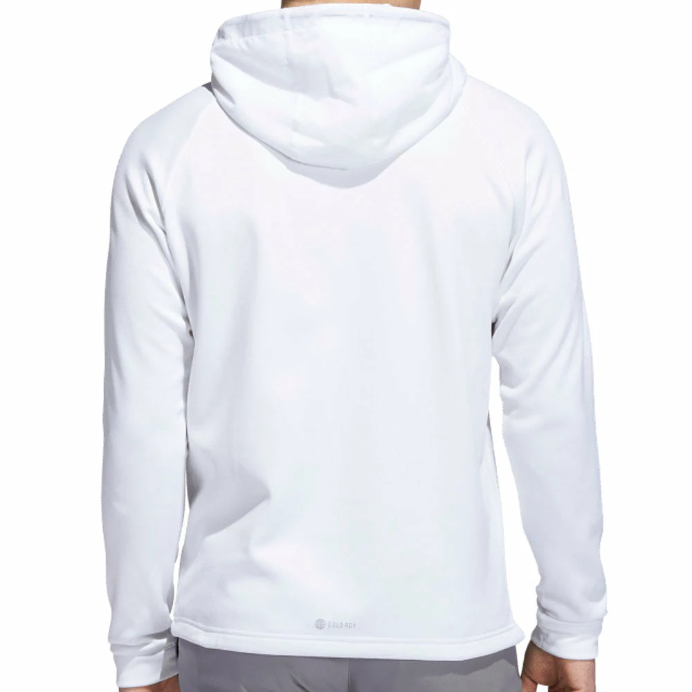 Adidas Three Stripe COLD.RDY Hoodie - White - Image 3