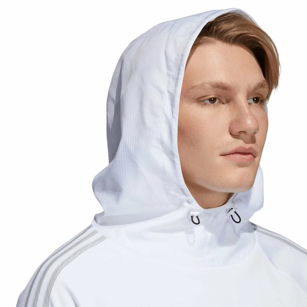 Adidas Three Stripe COLD.RDY Hoodie - White - Image 5