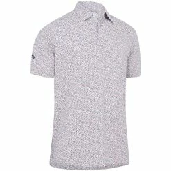 Callaway Chillies Print Polo Shirt - Bright White