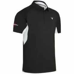 Callaway Odyssey Blocked Polo Shirt - Caviar