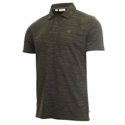 Calvin Klein Aztec Polo Shirt - Army Green