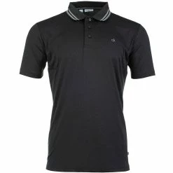 Calvin Klein Madison Tech Polo Shirt - Charcoal Marl