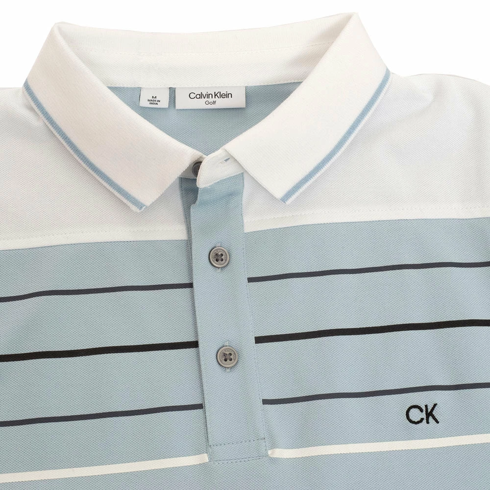 Calvin Klein Pacific Grove Polo Shirt - Artic Ice - Image 5