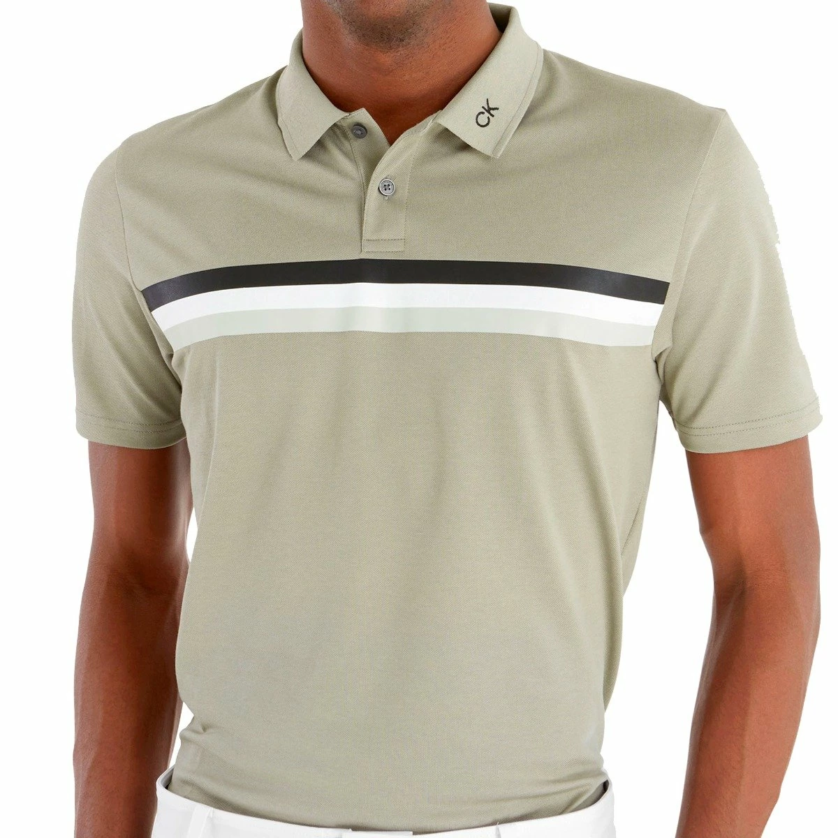 Calvin Klein Parker Polo Shirt - Cameo Green - Image 5
