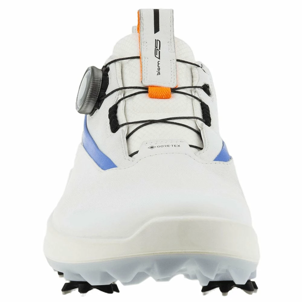 ECCO Biom G5 BOA Gore-Tex Waterproof Spiked Shoes - White/Regatta - Image 3