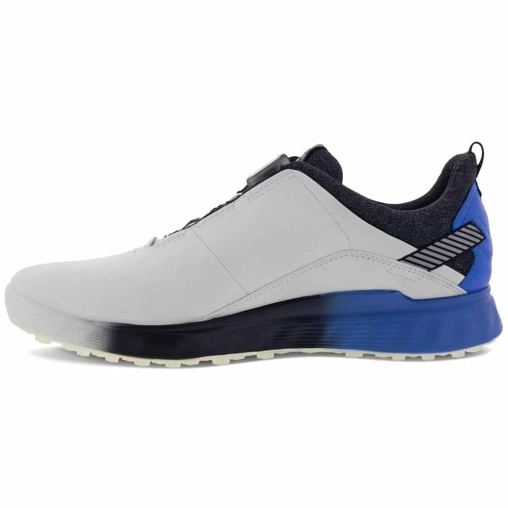 ECCO S-Three Gore-Tex BOA Spikeless Shoes - White/Regatta - Image 3