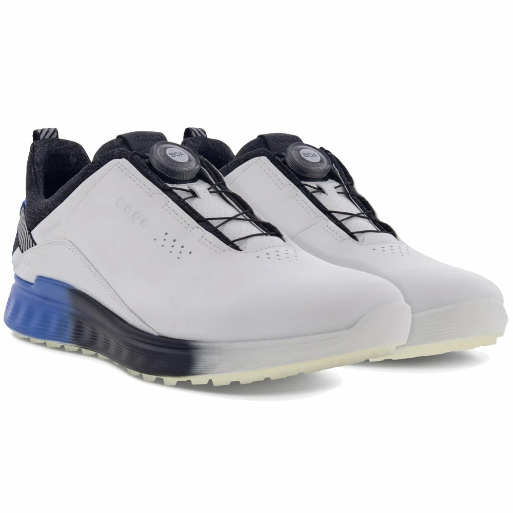 ECCO S-Three Gore-Tex BOA Spikeless Shoes - White/Regatta - Image 5