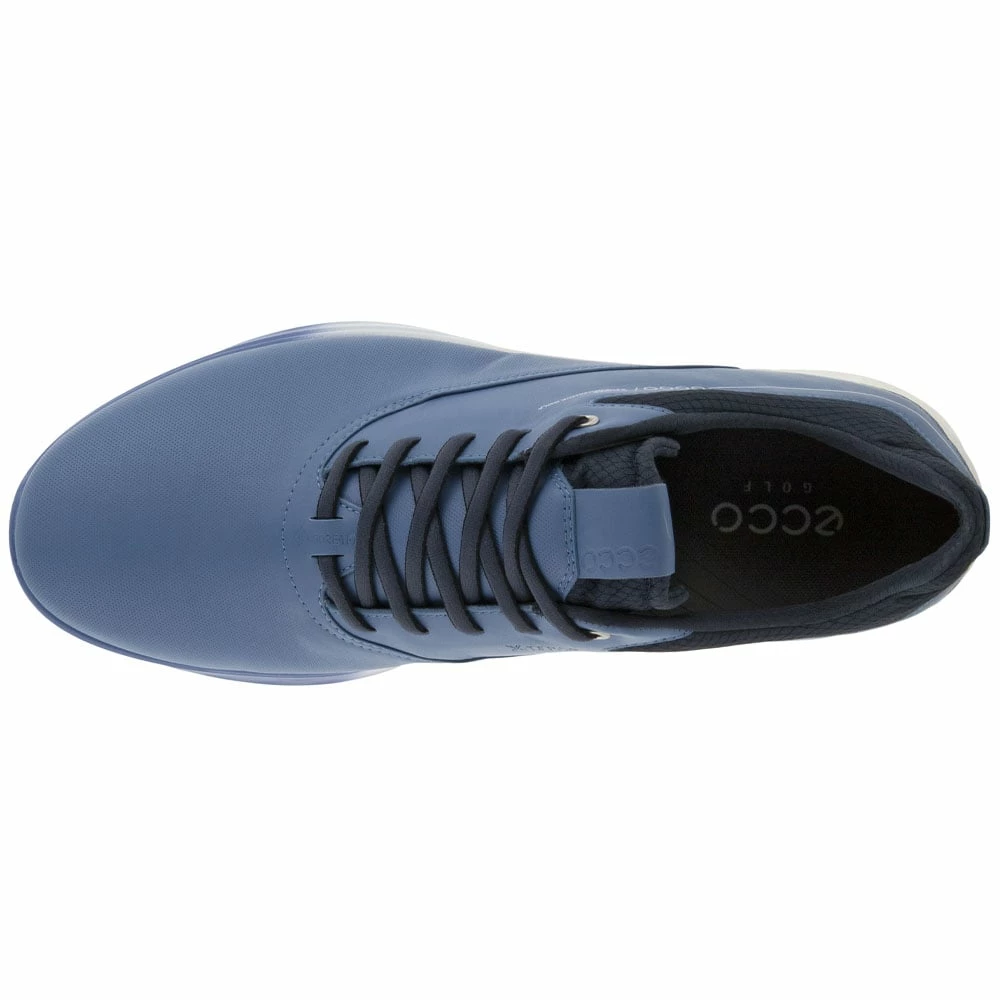 ECCO S-Three Gore-Tex Waterproof Spikeless Shoes - Retro Blue/White/Marine - Image 4