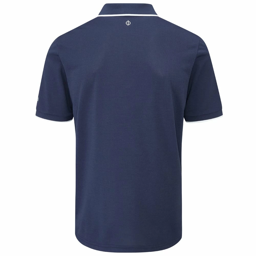 Oscar Jacobson Cooper Polo Shirt - Navy - Image 2