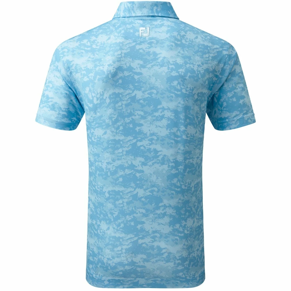 FootJoy Cloud Camo Polo Shirt - True Blue - Image 2