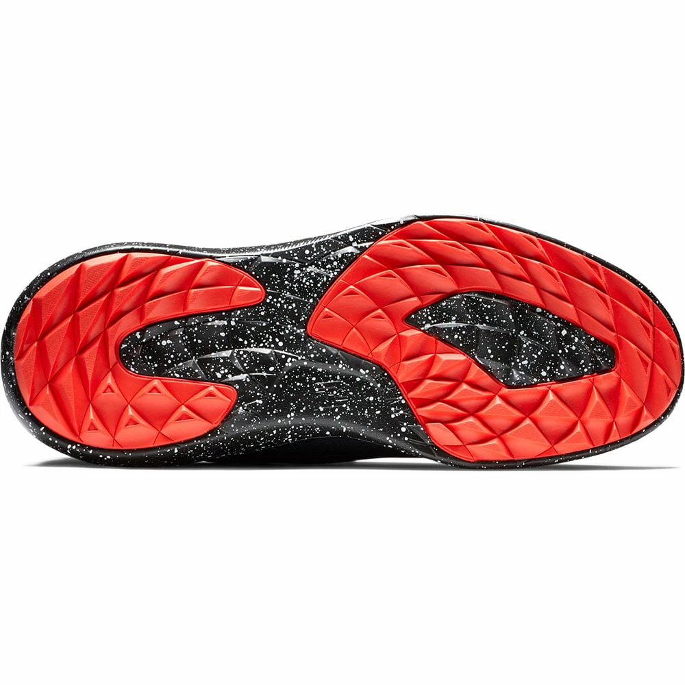 FootJoy Ltd Edition Galaxy Flex Spikeless Shoes - Black/Charcoal/Red - Image 5