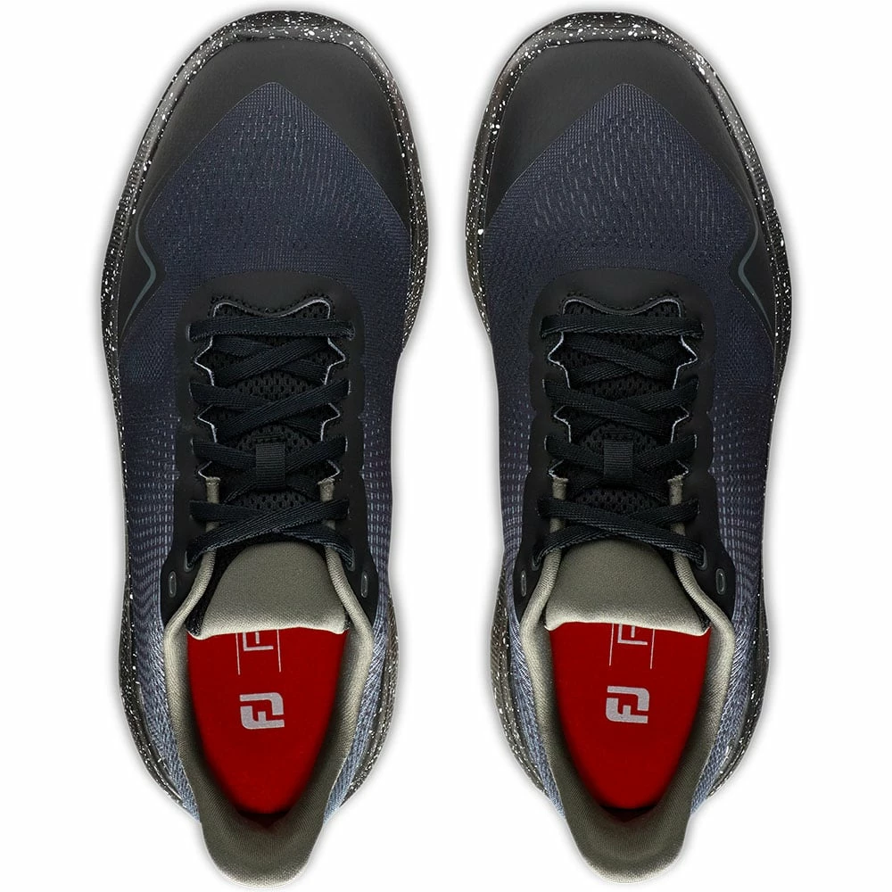 FootJoy Ltd Edition Galaxy Flex Spikeless Shoes - Black/Charcoal/Red - Image 8