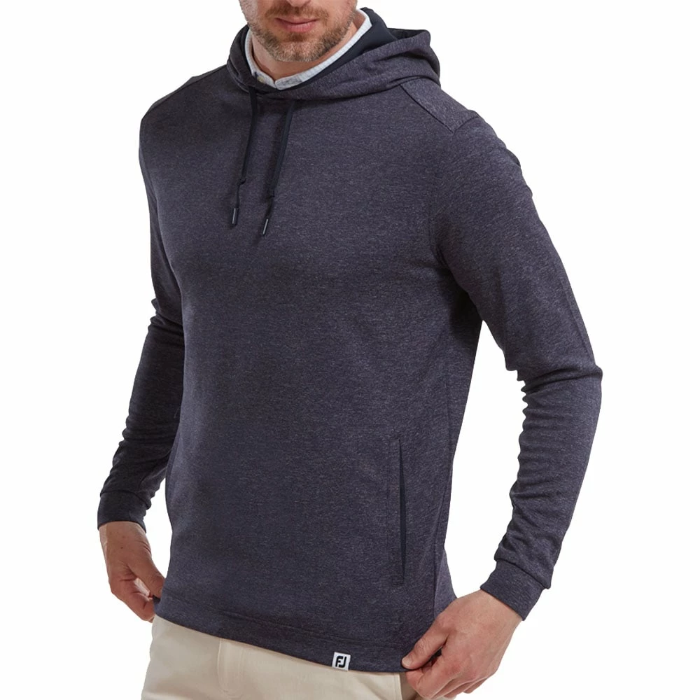 FootJoy Lightweight Hoodie - Heather Navy - Image 3