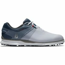 FootJoy Pro SL Sport Waterproof Spikeless Shoes - White/Blue/Navy