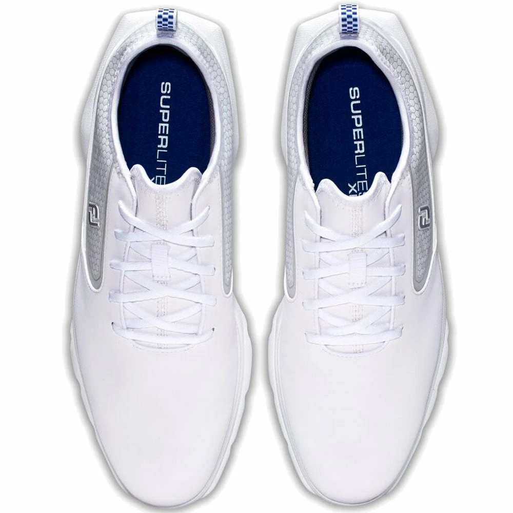 FootJoy SuperLites XP Spikeless Shoes - White/Grey - Image 5