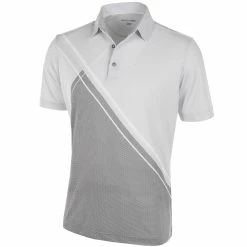 Galvin Green Martin Ventil8+ Polo Shirt - Cool Grey/Sharkskin/White