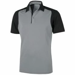 Galvin Green Massimo Ventil8+ Polo Shirt - Sharkskin/Black