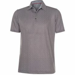 Galvin Green Mauro V8+ Polo Shirt - Sharkskin/White