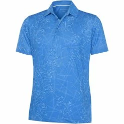 Galvin Green Maverick V8+ Polo Shirt - Blue/White