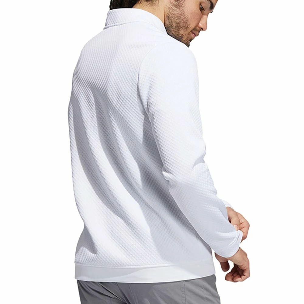 Adidas DWR 1/4 Zip Pullover - White - Image 5