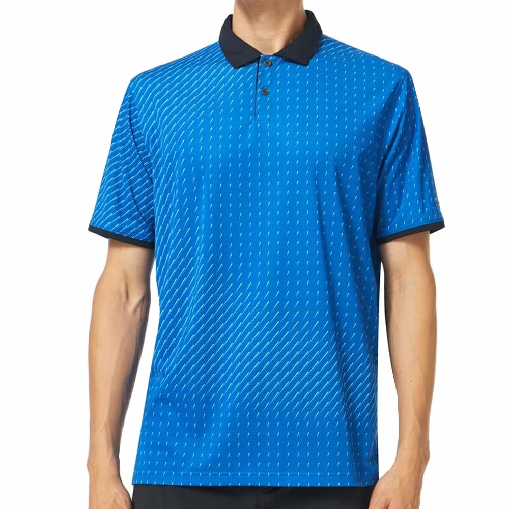 Oakley Contender Ellipse Print Polo Shirt - Ozone