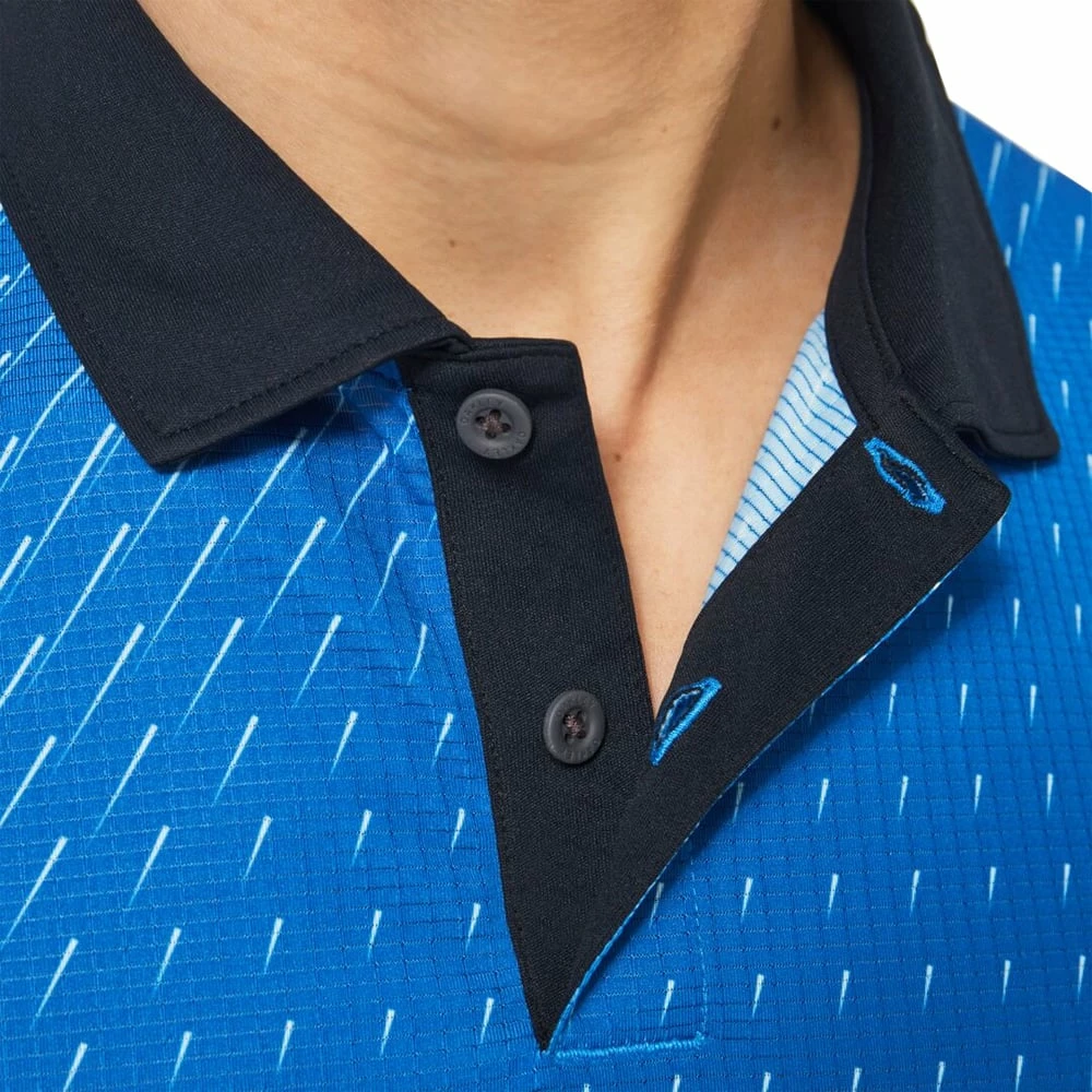 Oakley Contender Ellipse Print Polo Shirt - Ozone - Image 5
