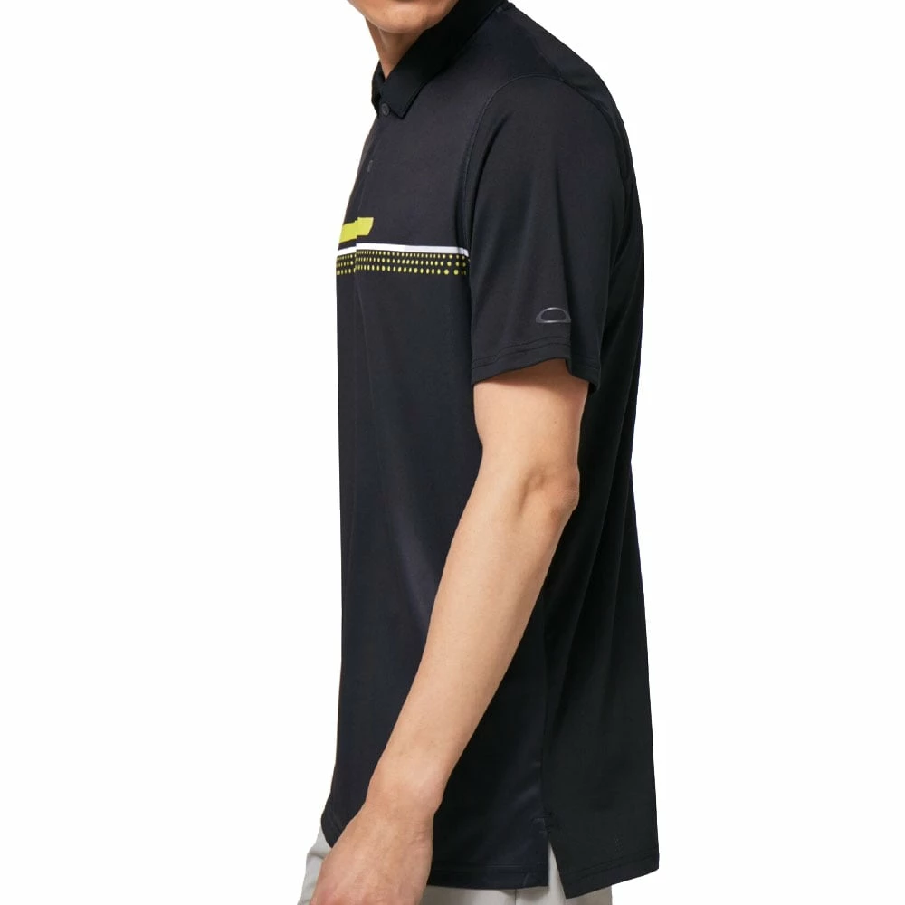 Oakley Hexsplit Stripe RC Polo Shirt - Blackout - Image 5