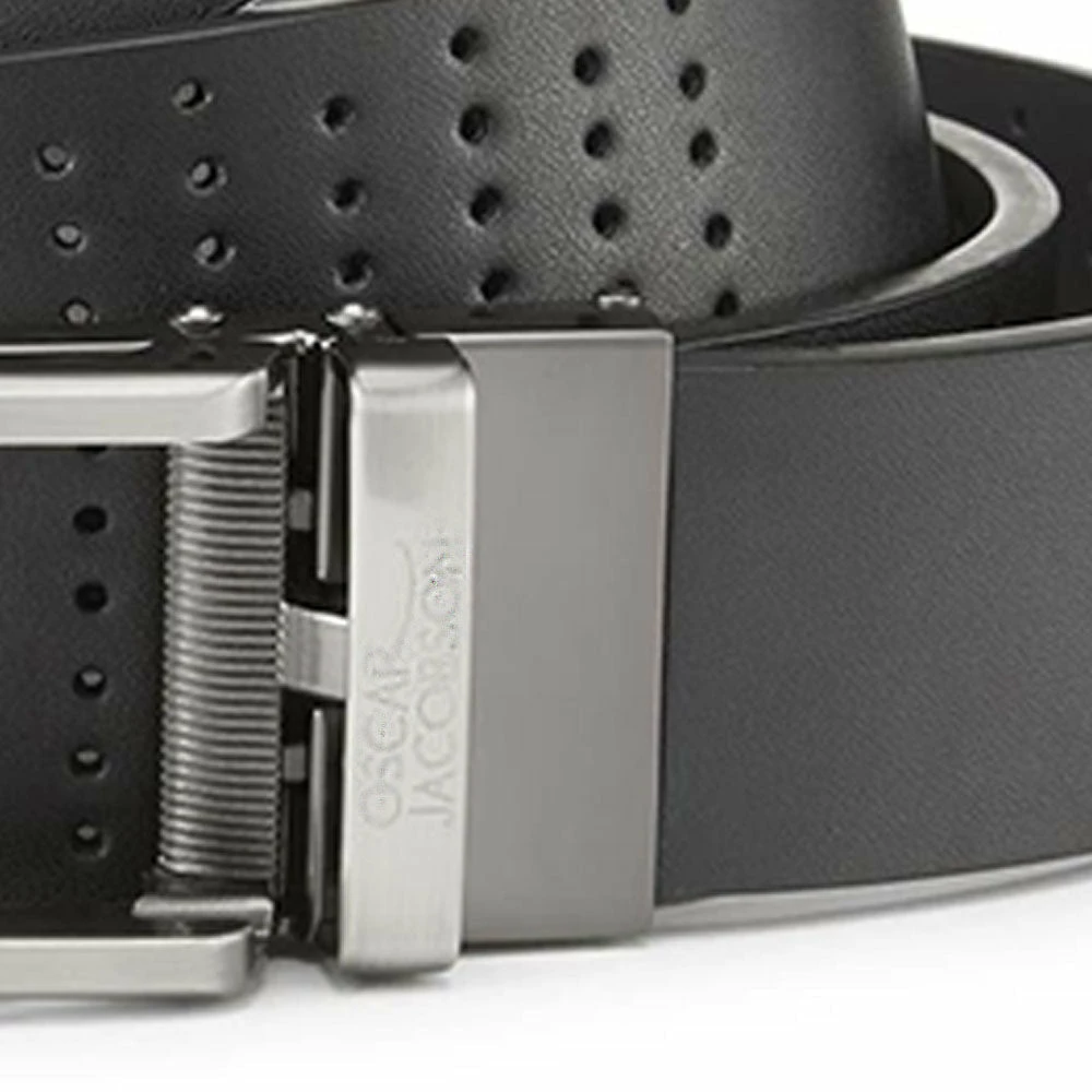 Oscar Jacobson Shelby Belt - Black - Image 2
