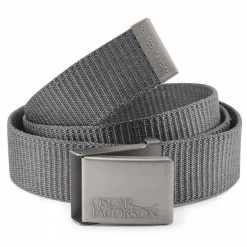 Oscar Jacobson Webbing Belt - Grey