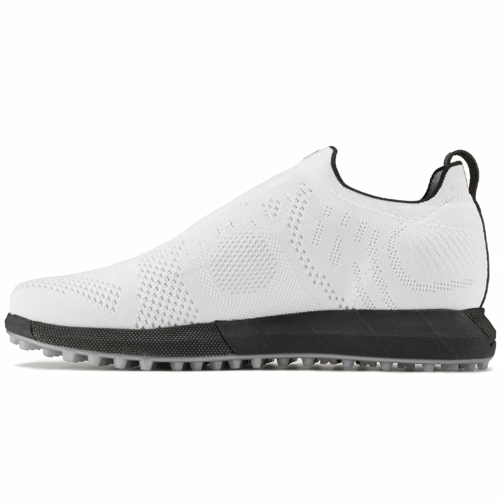Under Armour HOVR Knit Lace Up Spikeless Shoes - White - Image 4
