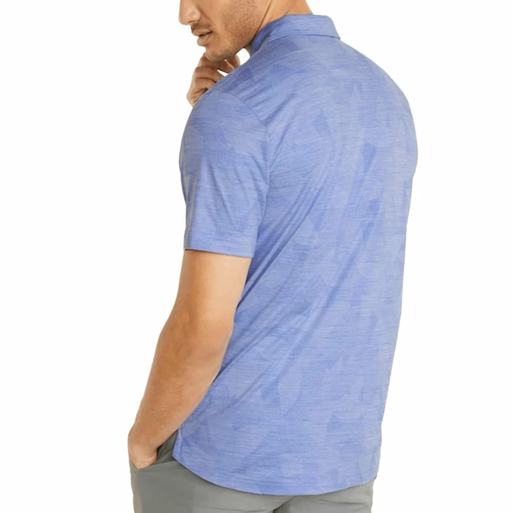 Puma Cloudspun Leaflet Polo Shirt - Lavender Pop Heather - Image 4