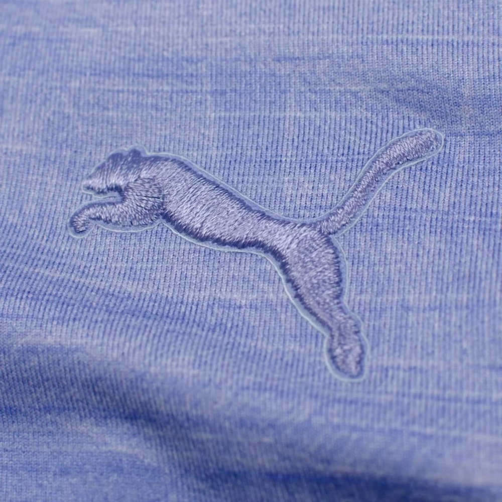 Puma Cloudspun Leaflet Polo Shirt - Lavender Pop Heather - Image 5