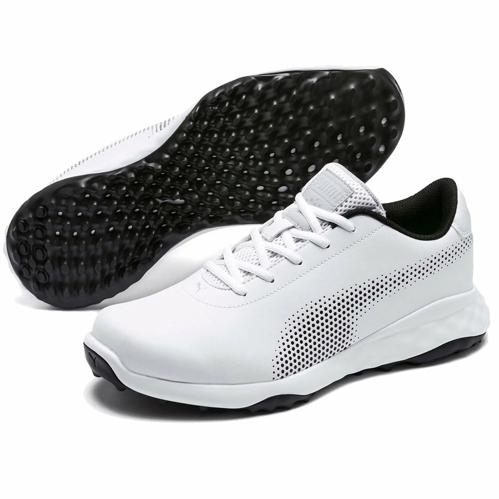 Puma Grip Fusion Tech Spikeless Waterproof Shoes - White - Image 2