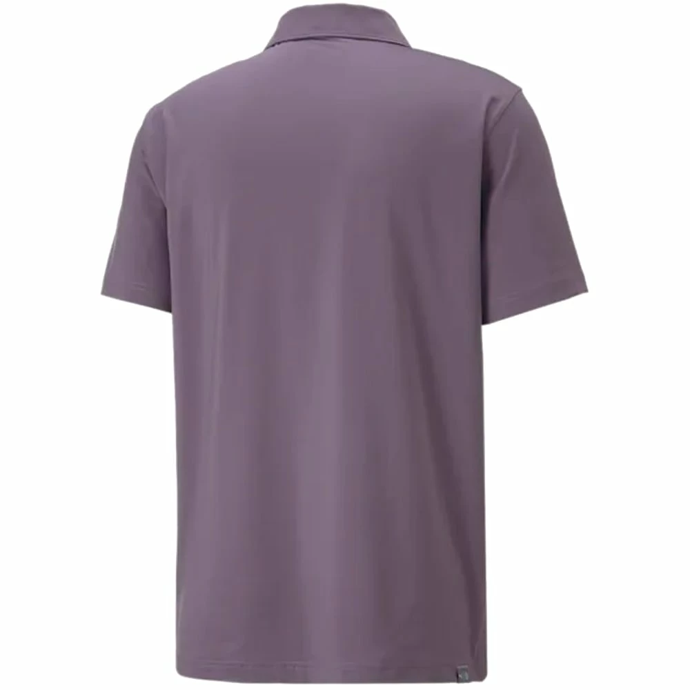 Puma MATTR Canyon Polo Shirt - Purple Charcoal/Black - Image 2