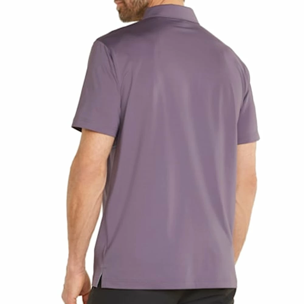 Puma MATTR Canyon Polo Shirt - Purple Charcoal/Black - Image 4