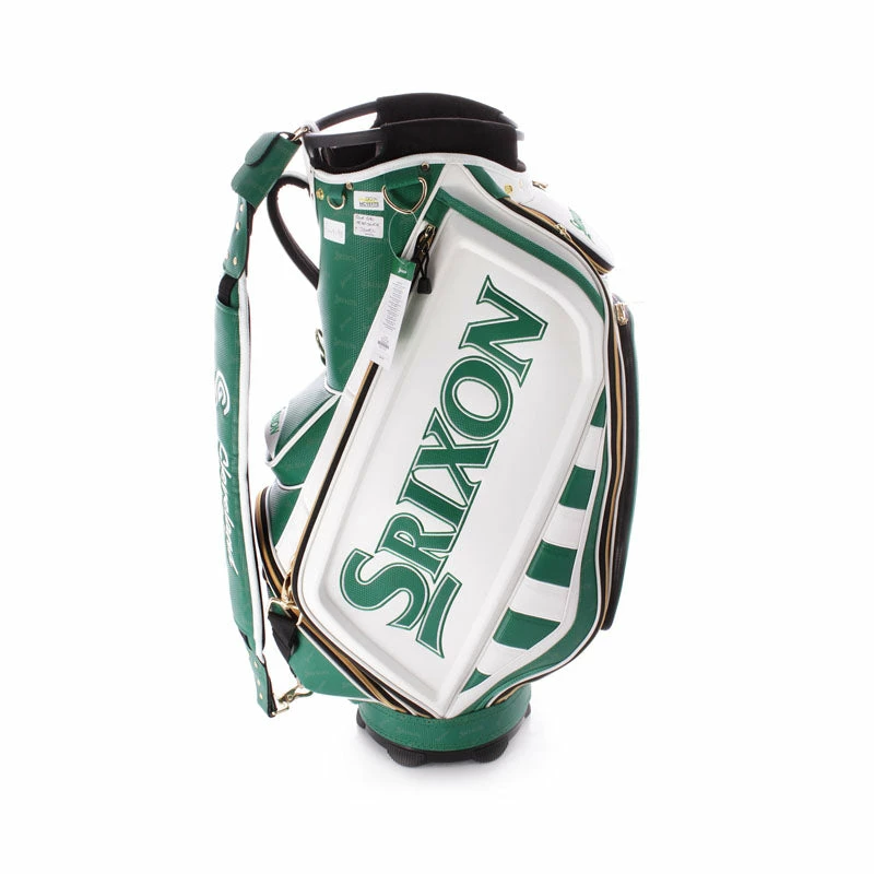 Golf Clearance Online Srixon Second Hand Staff Bag 5 Way Divider - Green/White *Includes Towel/Exclusive Headcovers* - Image 2