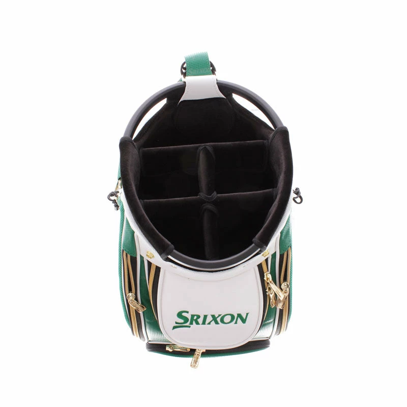 Golf Clearance Online Srixon Second Hand Staff Bag 5 Way Divider - Green/White *Includes Towel/Exclusive Headcovers* - Image 3