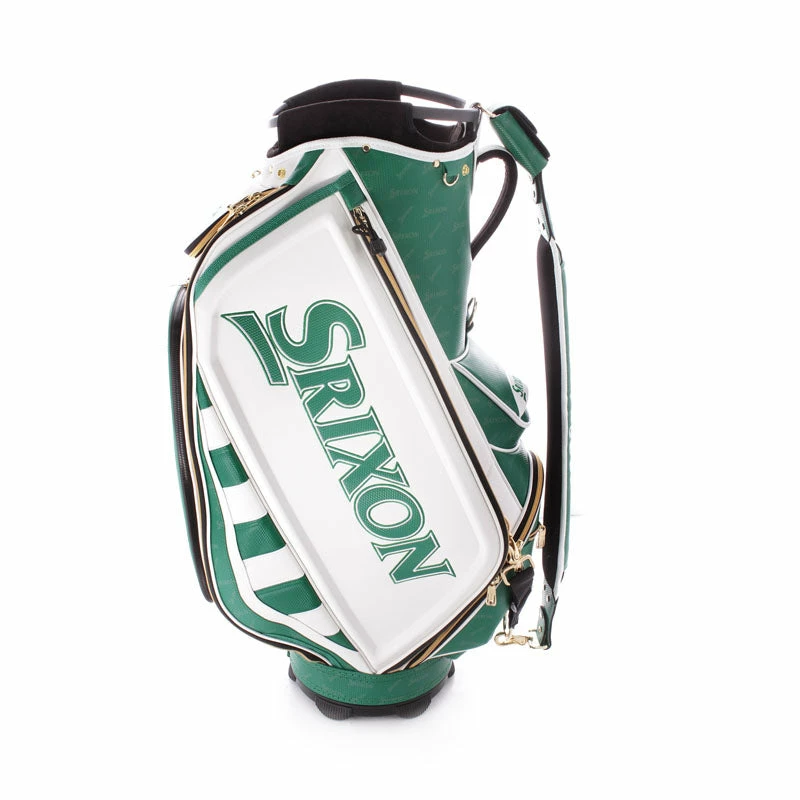 Golf Clearance Online Srixon Second Hand Staff Bag 5 Way Divider - Green/White *Includes Towel/Exclusive Headcovers*