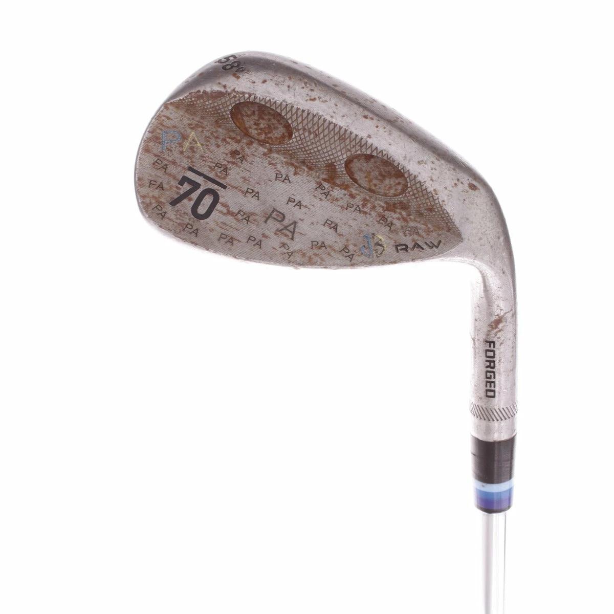 70 J3 Raw Steel Men's Right Hand Lob Wedge 58 Degree Regular - KBS Tour 110 - Image 6
