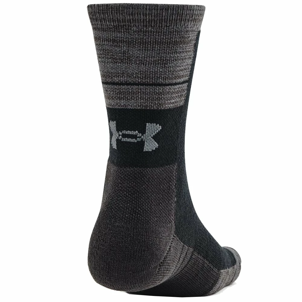 Under Armour Cold Weather Crew Socks (2 Pack) - Black/Pitch Grey - Image 3